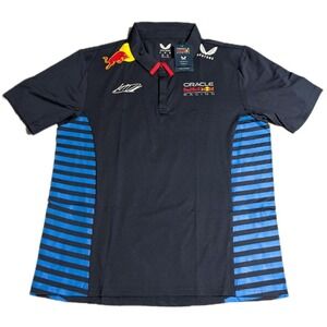 Red Bull Racing Max Verstappen #1 Castore F1 Team Polo Shirt NWT 2XL